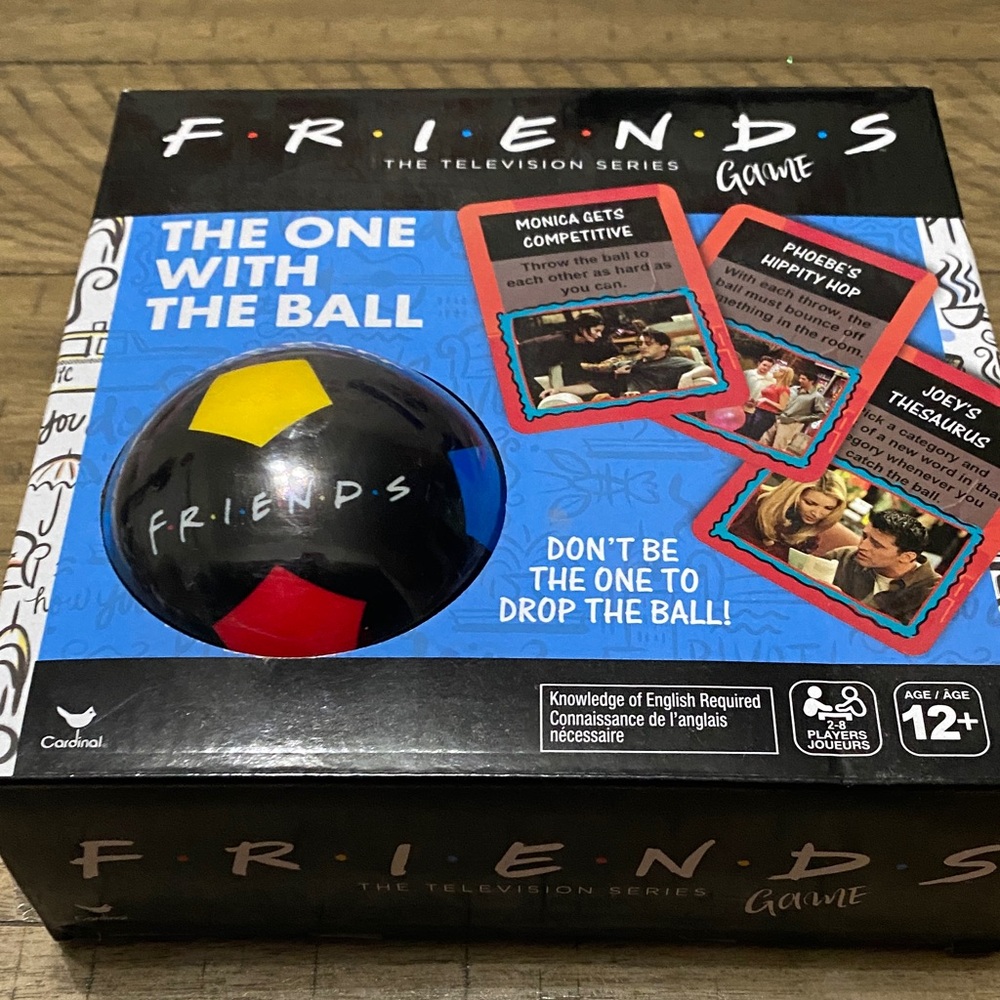 FRIENDS Game - The One with the Ball - Black, Red, Yellow, Blue